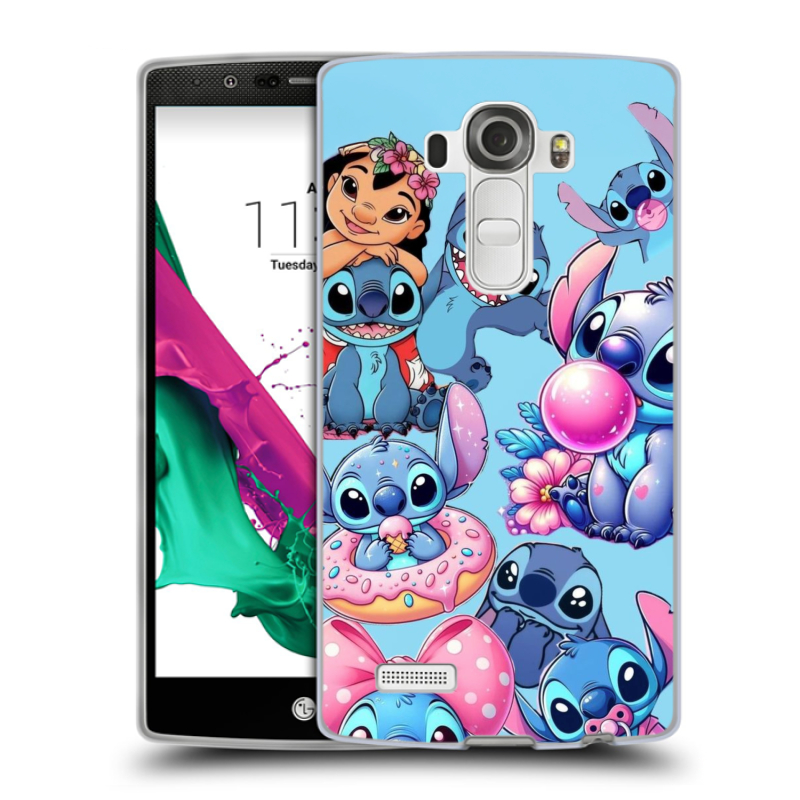 Пластиковый чехол на LG G4 с принтом Лило и Стич Пластиковый чехол на LG G4 с принтом Лило и Стич