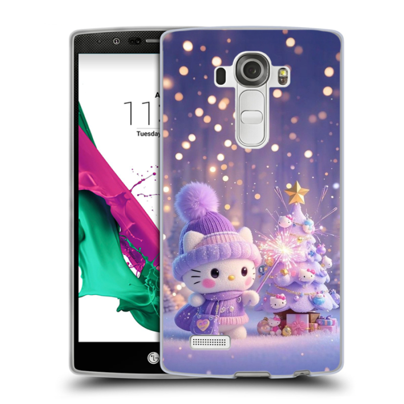 Силиконовый чехол на LG G4 с принтом Новый год Силиконовый чехол на LG G4 с принтом Новый год
