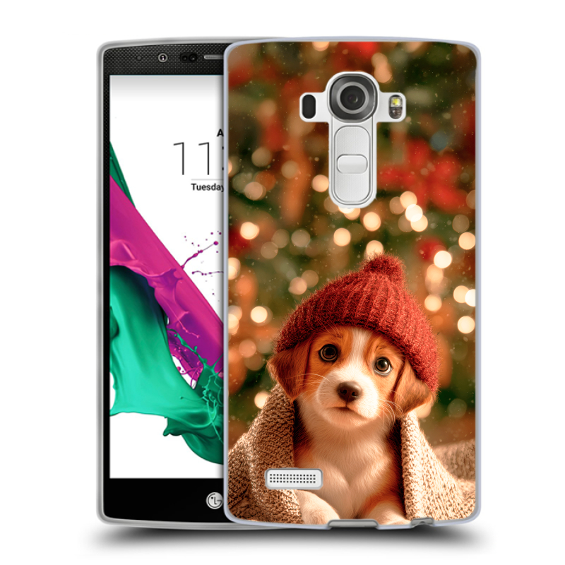 Силиконовый чехол на LG G4 с принтом Новый год Силиконовый чехол на LG G4 с принтом Новый год
