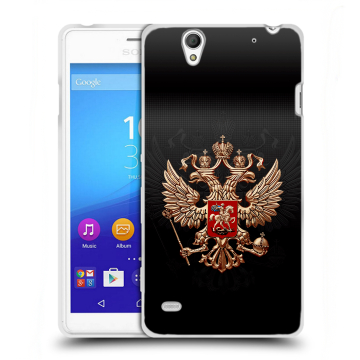 Пластиковый чехол на Sony Xperia C4 с принтом Герб России Пластиковый чехол на Sony Xperia C4 с принтом Герб России