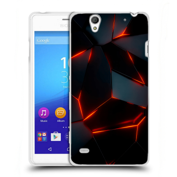 Пластиковый чехол на Sony Xperia C4 с принтом Яркие абстракции Пластиковый чехол на Sony Xperia C4 с принтом Яркие абстракции
