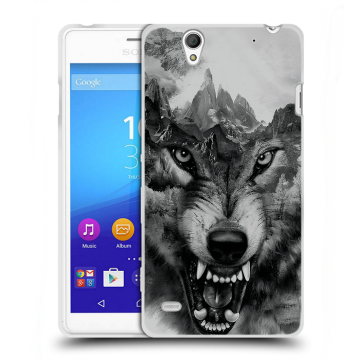 Пластиковый чехол на Sony Xperia C4 с принтом Волк Пластиковый чехол на Sony Xperia C4 с принтом Волк