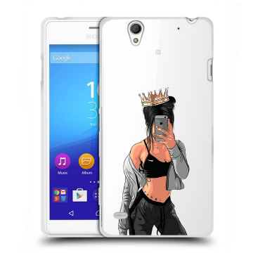 Пластиковый чехол на Sony Xperia C4 с принтом Женские принты Пластиковый чехол на Sony Xperia C4 с принтом Женские принты