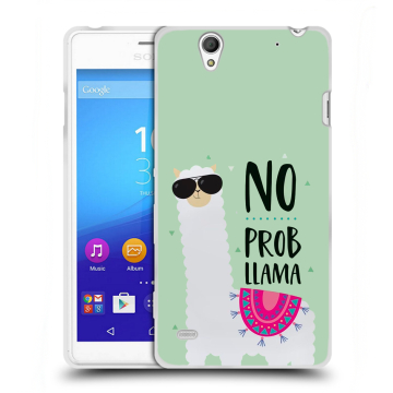 Пластиковый чехол на Sony Xperia C4 с принтом Лама Пластиковый чехол на Sony Xperia C4 с принтом Лама