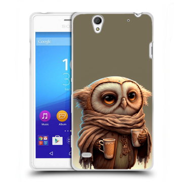 Пластиковый чехол на Sony Xperia C4 с принтом Сова Пластиковый чехол на Sony Xperia C4 с принтом Сова