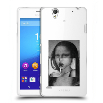Пластиковый чехол на Sony Xperia C4 с принтом Мона Лиза Пластиковый чехол на Sony Xperia C4 с принтом Мона Лиза