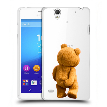 Пластиковый чехол на Sony Xperia C4 с принтом Медведь Пластиковый чехол на Sony Xperia C4 с принтом Медведь