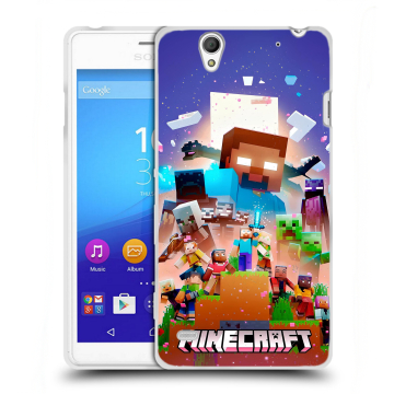 Пластиковый чехол на Sony Xperia C4 с принтом Майнкрафт Minecraft Пластиковый чехол на Sony Xperia C4 с принтом Майнкрафт Minecraft