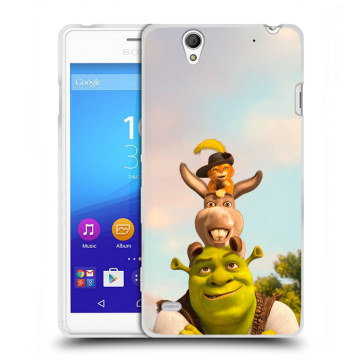 Пластиковый чехол на Sony Xperia C4 с принтом Шрек Shrek