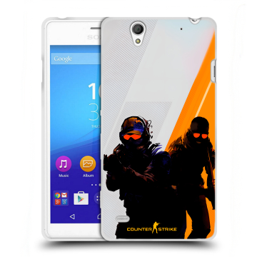 Пластиковый чехол на Sony Xperia C4 с принтом Контер страйк Counter strike