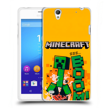 Пластиковый чехол на Sony Xperia C4 с принтом Майнкрафт Minecraft Пластиковый чехол на Sony Xperia C4 с принтом Майнкрафт Minecraft