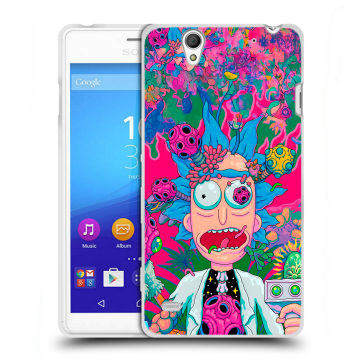Пластиковый чехол на Sony Xperia C4 с принтом Рик и Морти Rick Morty Пластиковый чехол на Sony Xperia C4 с принтом Рик и Морти Rick Morty