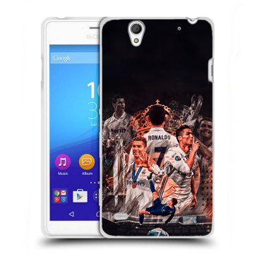 Пластиковый чехол на Sony Xperia C4 с принтом Реал Роналдо Real Ronaldo