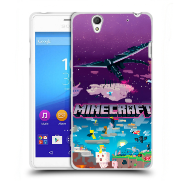 Пластиковый чехол на Sony Xperia C4 с принтом Майнкрафт Minecraft Пластиковый чехол на Sony Xperia C4 с принтом Майнкрафт Minecraft