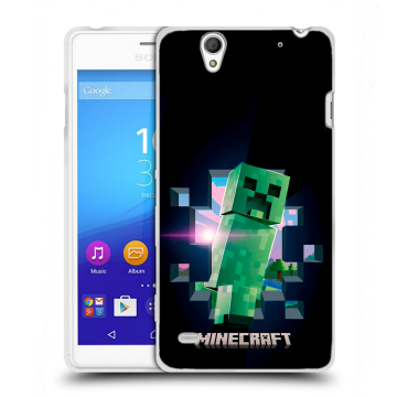 Пластиковый чехол на Sony Xperia C4 с принтом Майнкрафт Minecraft Пластиковый чехол на Sony Xperia C4 с принтом Майнкрафт Minecraft