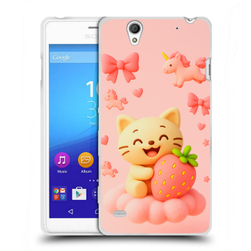 Пластиковый чехол на Sony Xperia C4 с принтом для девочек Пластиковый чехол на Sony Xperia C4 с принтом для девочек
