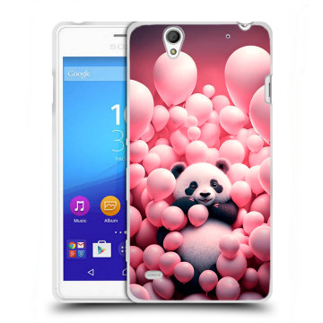 Пластиковый чехол на Sony Xperia C4 с принтом Панда