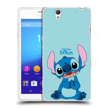 Пластиковый чехол на Sony Xperia C4 с принтом Лило и Стич