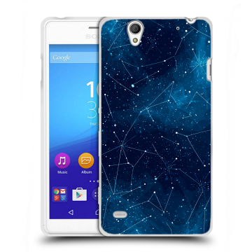 Пластиковый чехол на Sony Xperia C4 с принтом Космос звезды