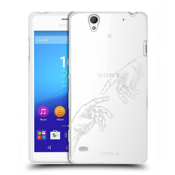Пластиковый чехол на Sony Xperia C4 с принтом Сотворение мира