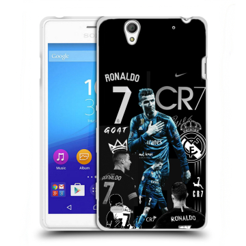 Пластиковый чехол на Sony Xperia C4 с принтом Реал Роналдо