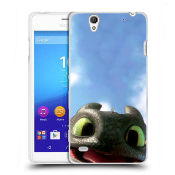 Пластиковый чехол на Sony Xperia C4 с принтом Как приручить дракона Пластиковый чехол на Sony Xperia C4 с принтом Как приручить дракона