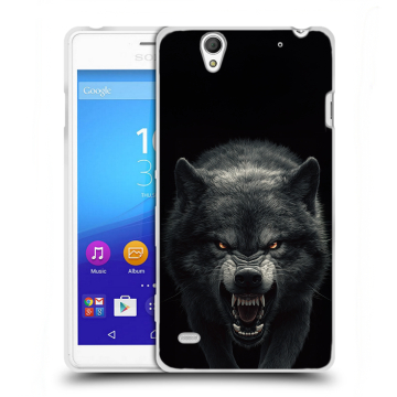 Пластиковый чехол на Sony Xperia C4 с принтом Волк Пластиковый чехол на Sony Xperia C4 с принтом Волк