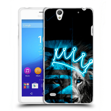 Пластиковый чехол на Sony Xperia C4 с принтом Король лев
