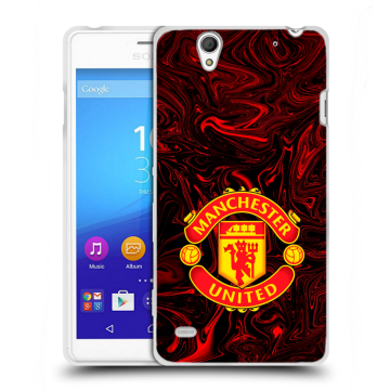 Пластиковый чехол на Sony Xperia C4 с принтом Manchester United
