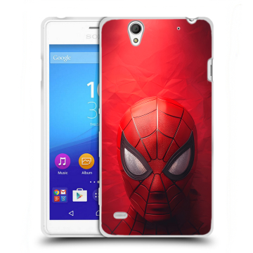 Пластиковый чехол на Sony Xperia C4 с принтом Spiderman Человек паук