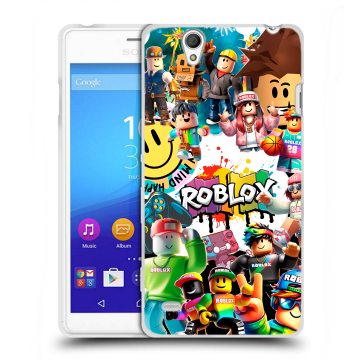 Пластиковый чехол на Sony Xperia C4 с принтом Roblox Роблокс Пластиковый чехол на Sony Xperia C4 с принтом Roblox Роблокс
