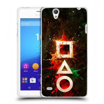 Пластиковый чехол на Sony Xperia C4 с принтом Squid Game Игра кальмара