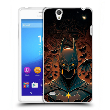 Пластиковый чехол на Sony Xperia C4 с принтом Batman Бэтмен