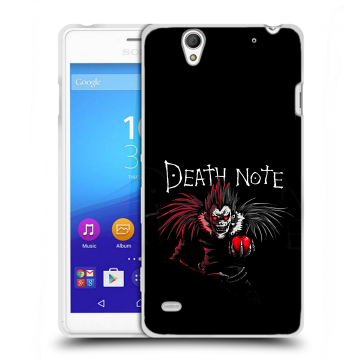Пластиковый чехол на Sony Xperia C4 с принтом Death note Тетрадь смерти Пластиковый чехол на Sony Xperia C4 с принтом Death note Тетрадь смерти