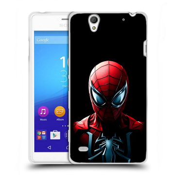 Пластиковый чехол на Sony Xperia C4 с принтом Spiderman Человек паук
