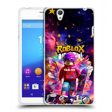 Пластиковый чехол на Sony Xperia C4 с принтом Roblox Роблокс Пластиковый чехол на Sony Xperia C4 с принтом Roblox Роблокс