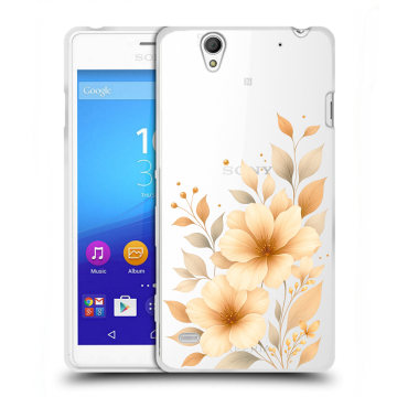 Пластиковый чехол на Sony Xperia C4 с принтом для девушки