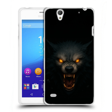 Пластиковый чехол на Sony Xperia C4 с принтом Волк