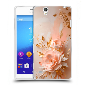 Пластиковый чехол на Sony Xperia C4 с принтом женский