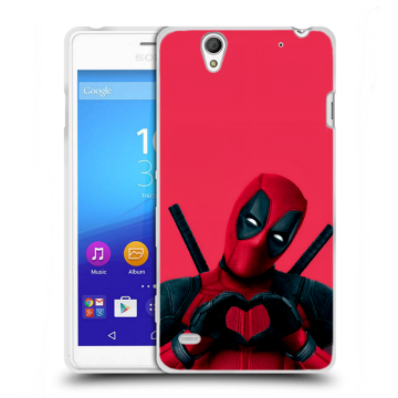 Пластиковый чехол на Sony Xperia C4 с принтом Дедпул Deadpool