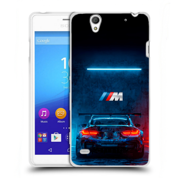 Пластиковый чехол на Sony Xperia C4 с принтом BMW БМВ Пластиковый чехол на Sony Xperia C4 с принтом BMW БМВ
