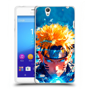 Пластиковый чехол на Sony Xperia C4 с принтом Аниме Наруто Naruto