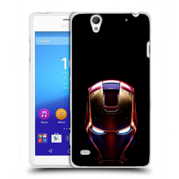 Пластиковый чехол на Sony Xperia C4 с принтом IronMan Железный человек Пластиковый чехол на Sony Xperia C4 с принтом IronMan Железный человек