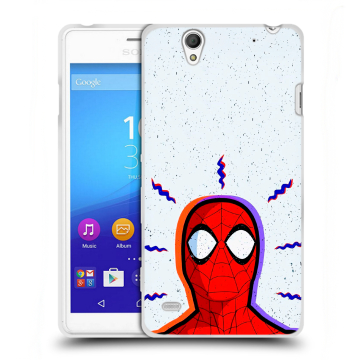 Пластиковый чехол на Sony Xperia C4 с принтом Spiderman Человек паук
