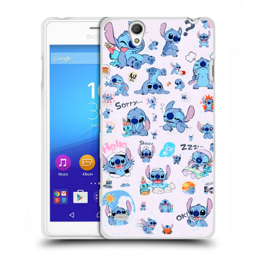 Пластиковый чехол на Sony Xperia C4 с принтом Лило и Стич
