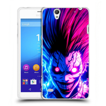 Пластиковый чехол на Sony Xperia C4 с принтом Death note Тетрадь смерти
