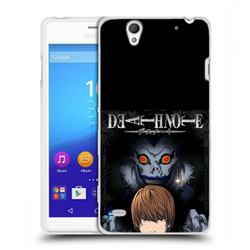 Пластиковый чехол на Sony Xperia C4 с принтом Death note Тетрадь смерти