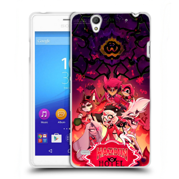 Пластиковый чехол на Sony Xperia C4 с принтом Hazbin Hotel Отель Хазбин Пластиковый чехол на Sony Xperia C4 с принтом Hazbin Hotel Отель Хазбин