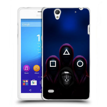 Пластиковый чехол на Sony Xperia C4 с принтом Игра Кальмара