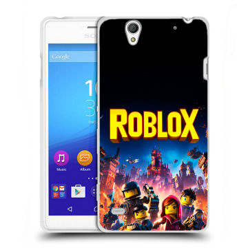Пластиковый чехол на Sony Xperia C4 с принтом Roblox Роблокс Пластиковый чехол на Sony Xperia C4 с принтом Roblox Роблокс